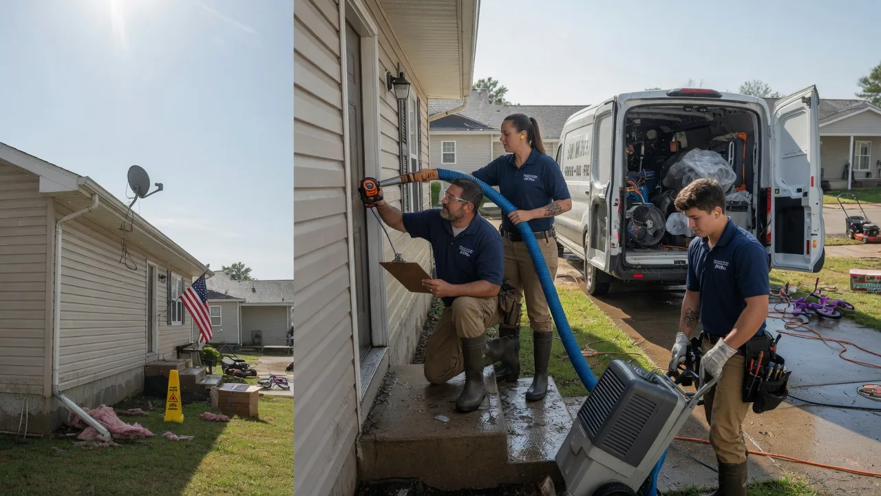 Ceiling Water Damage Restoration in Hector, MN near me
